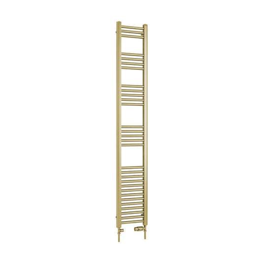 Eastbrook Wendover 1800 x 300mm Straight Towel Multirail Brushed Brass | 41.1185