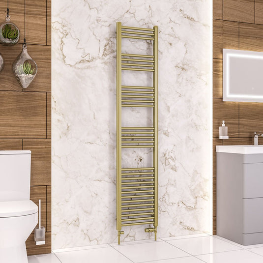 Eastbrook Wendover 1800 x 400mm Straight Multirail Brushed Brass | 41.0708
