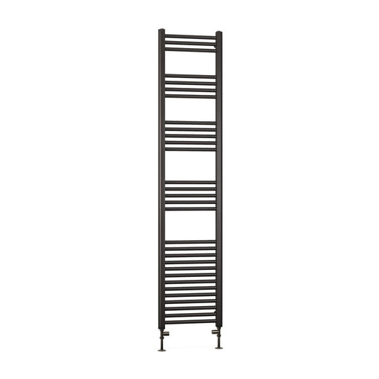 Eastbrook Wendover 1800 x 400mm Straight Towel Multirail Brushed Gunmetal | 41.0871