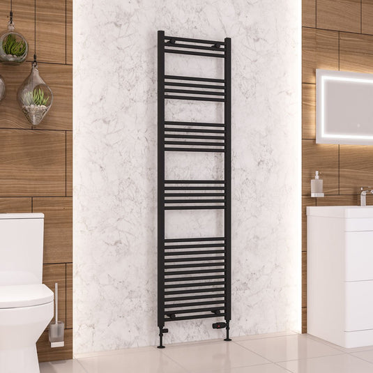 Eastbrook Wendover 1800 x 500mm Straight Multirail Matt Black | 41.0695