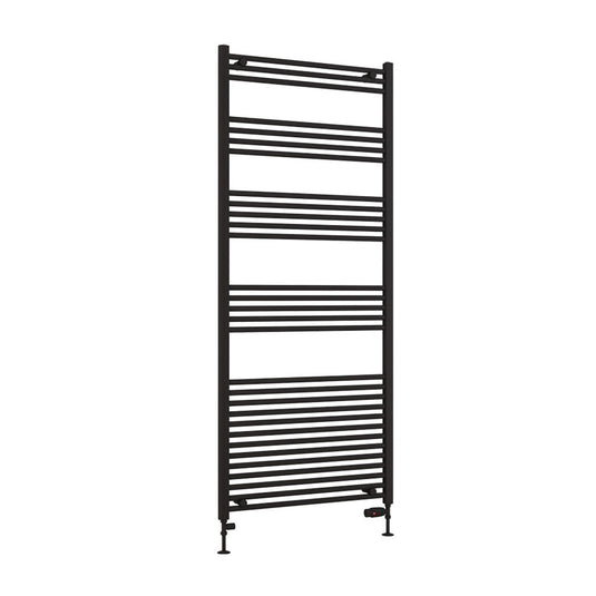 Eastbrook Wendover 1800 x 750mm Straight Multirail Matt Black | 41.0697