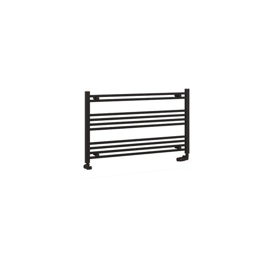 Eastbrook Wendover 600 x 1000mm Straight Multirail Matt Black | 41.0666