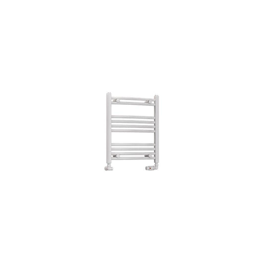 Eastbrook Wendover 600 x 500mm Curved Towel Multirail Gloss White | 41.0098