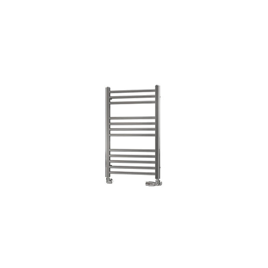 Eastbrook Wendover 800 x 500mm Straight Stainless Steel Towel Multirail Mirror Polished | 41.0787