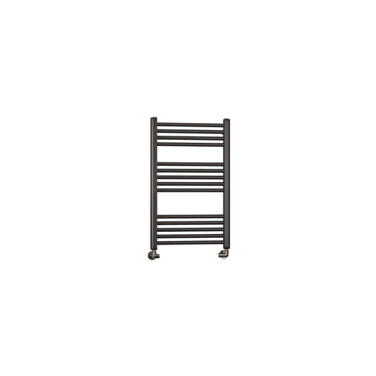 Eastbrook Wendover 800 x 500mm Straight Towel Multirail Brushed Gunmetal | 41.0866