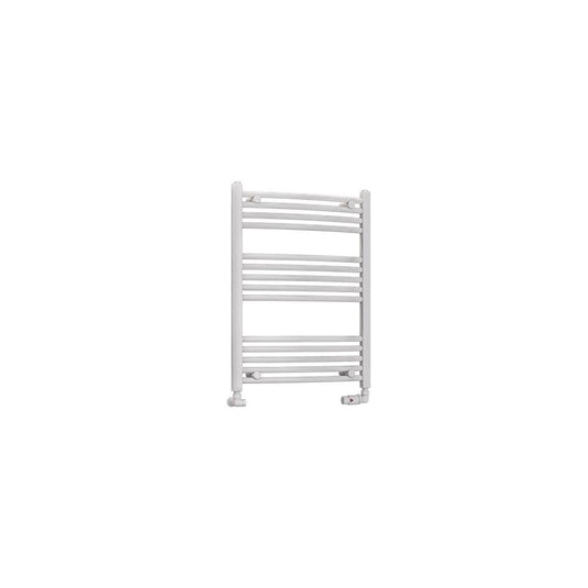 Eastbrook Wendover 800 x 600mm Curved Towel Multirail Gloss White | 41.0036