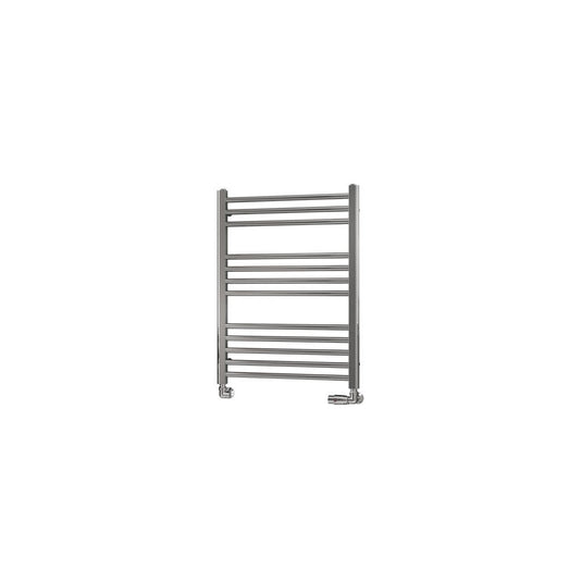 Eastbrook Wendover 800 x 600mm Straight Stainless Steel Towel Multirail Mirror Polished | 41.0788