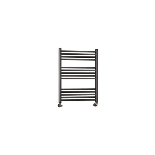 Eastbrook Wendover 800 x 600mm Straight Towel Multirail Brushed Gunmetal | 41.0867