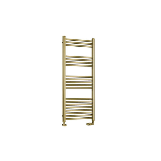 Eastbrook Wendover Straight 1200 x 500mm Towel Multirail Brushed Brass | 41.0363