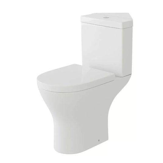 Eastbrook Westmere Rimless Short Projection Close Coupled WC Pan White | 63.0010 - Envy Bathrooms Ltd