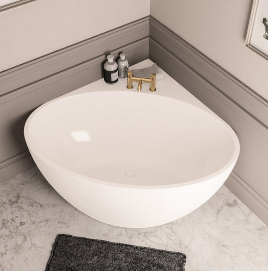 Eastbrook Whitchurch Corner Bath (Inc Waste) 1270 x 1270mm White | 33.0045