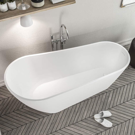 Eastbrook Wickham 1700 x 740 x 640mm Freestanding Slipper Bath (Inc Waste) White | 33.0010
