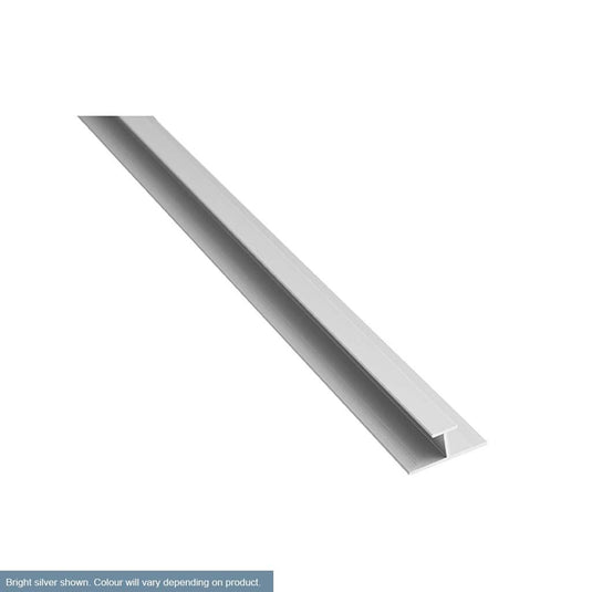Eastbrook Widepanel Aluminium Join H Bright Silver | 32.314