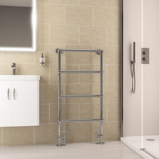 Eastbrook Windrush 1195 x 600mm Towel Radiator Chrome | 41.1015