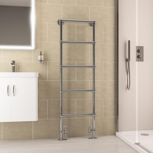 Eastbrook Windrush 1550 x 500mm Towel Radiator Chrome | 41.1016