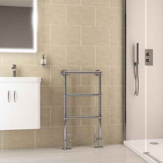 Eastbrook Windrush 950 x 500mm Towel Radiator Chrome | 41.1009
