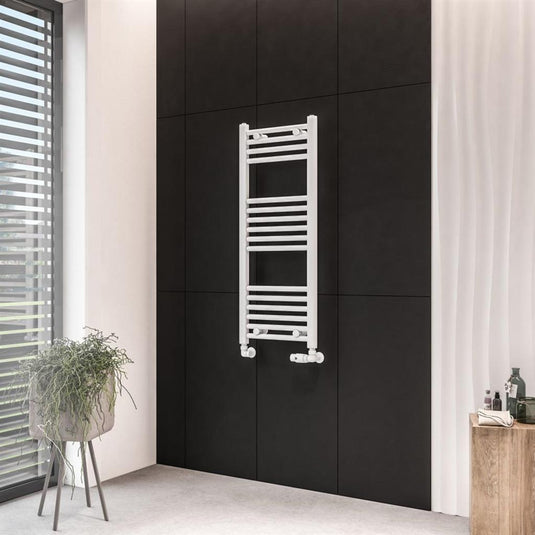 Eastbrook Wingrave 1000 x 400mm Straight Towel Multirail Matt White | 89.0054