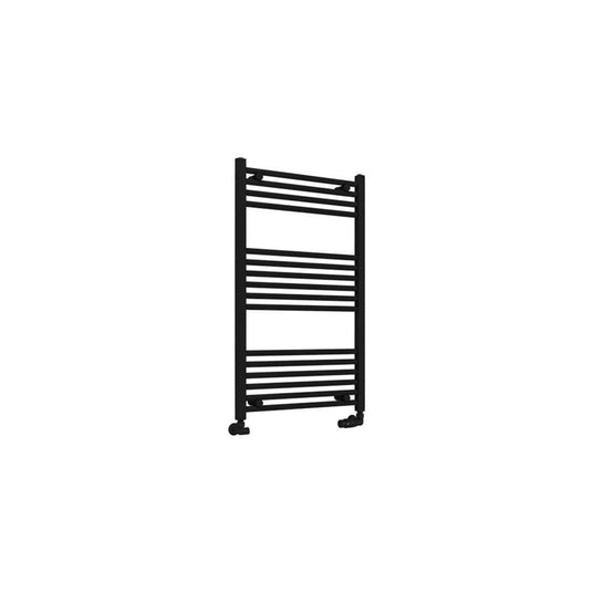 Eastbrook Wingrave 1000 x 600mm Straight Towel Multirail Matt Black | 89.0601
