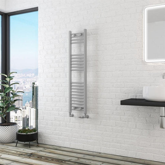 Eastbrook Wingrave 1200 x 300mm Straight Towel Multirail Matt Grey | 89.1423