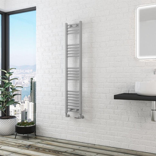Eastbrook Wingrave 1400 x 300mm Straight Towel Multirail Matt Grey | 89.1427