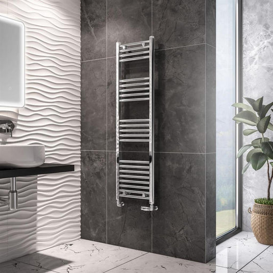 Eastbrook Wingrave 1400 x 400mm Straight Towel Multirail Chrome | 89.0530