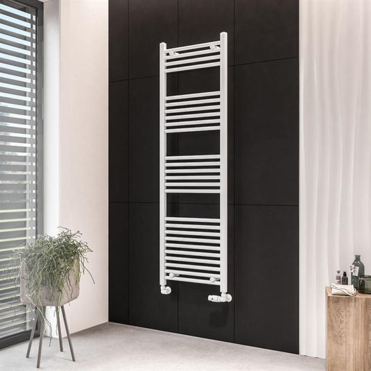 Eastbrook Wingrave 1600 x 500mm Straight Towel Multirail Matt White | 89.0061