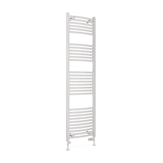 Eastbrook Wingrave 1800 x 500mm Curved Towel Multirail Gloss White | 89.0709