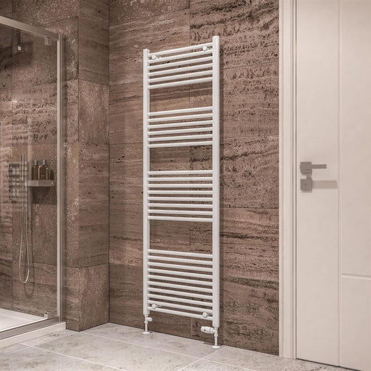 Eastbrook Wingrave 1800 x 600mm Straight Towel Multirail Gloss White | 89.0127