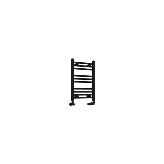Eastbrook Wingrave 600 x 400mm Straight Towel Multirail Matt Black | 89.0677