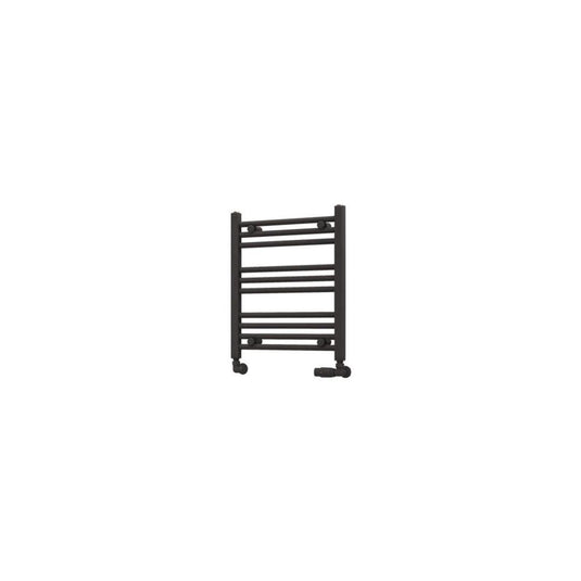 Eastbrook Wingrave 600 x 500mm Straight Towel Multirail Matt Anthracite | 89.0668