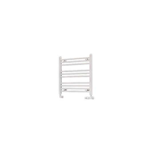 Eastbrook Wingrave 600 x 600mm Straight Towel Multirail Matt White | 89.0659