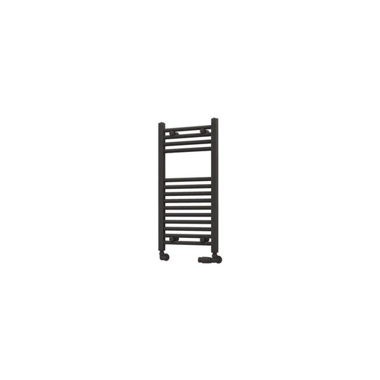 Eastbrook Wingrave 800 x 400mm Straight Towel Multirail Matt Anthracite | 89.0068