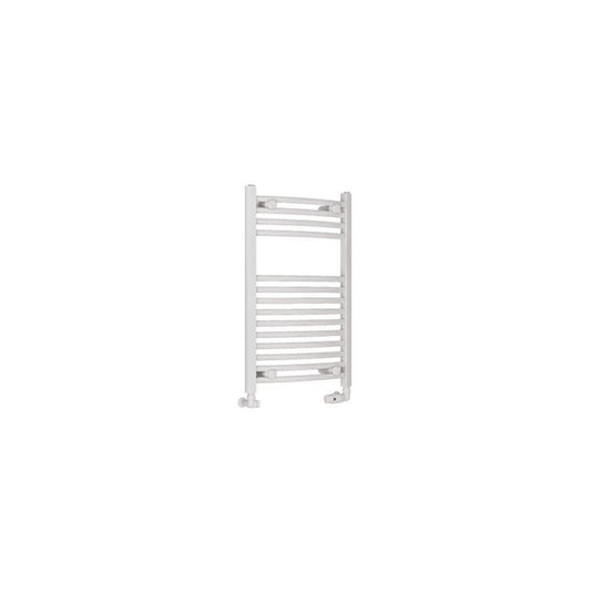 Eastbrook Wingrave 800 x 500mm Curved Towel Multirail Gloss White | 89.0697
