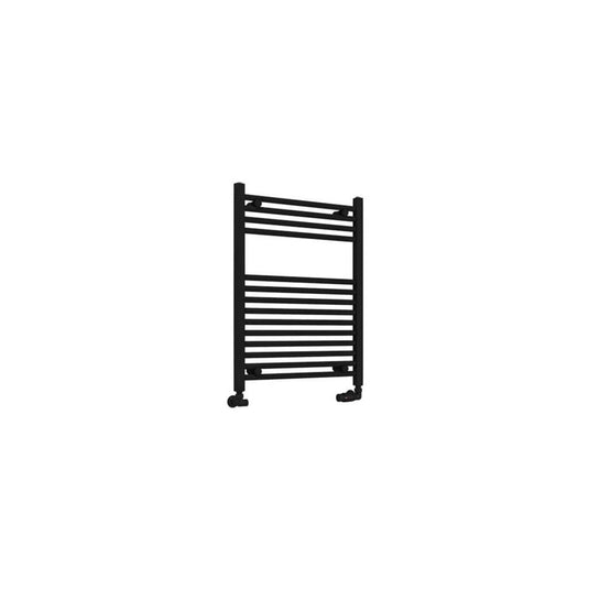 Eastbrook Wingrave 800 x 600mm Straight Towel Multirail Matt Black | 89.0598