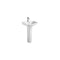 Eastbrook Wingrave II 500mm Ceramic Basin with Overflow (1 Tap Hole) White | 75.0031