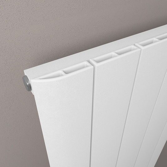 Eastbrook Withington 1200 x 375mm Aluminium Radiator Matt White | 89.0931