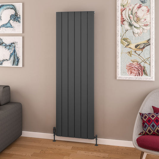 Eastbrook Withington 1800 x 565mm Aluminium Radiator Matt Anthracite | 89.0785