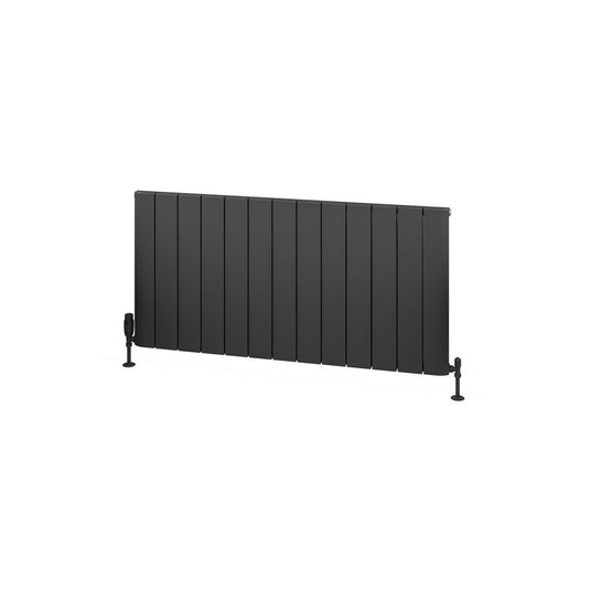 Eastbrook Withington 600 x 1230mm Aluminium Radiator Matt Anthracite | 89.0776