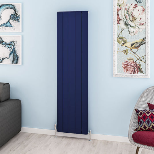 Eastbrook Withington Aluminium Radiator 1800x470mm Matt Cobalt Blue | 89.1610