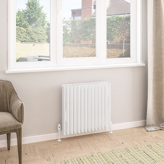 Eastbrook Witney 600 x 660mm Aluminium Radiator Matt White | 89.0942