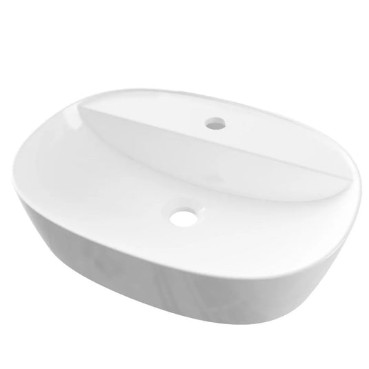 Eastbrook Wynn 600x400mm Sit on Basin White | 103.043 - Envy Bathrooms Ltd