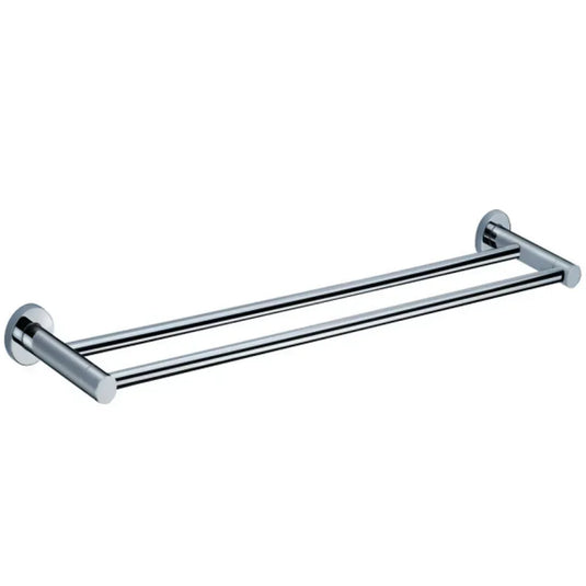 The White Space Capita Double Towel Rail 600mm Wide - Chrome - Envy Bathrooms Ltd