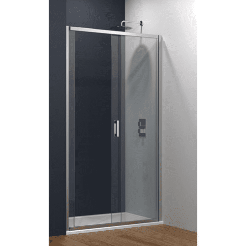 Envy HapiEclipse 1400mm Recess Sliding Door - Chrome - Envy Bathrooms Ltd