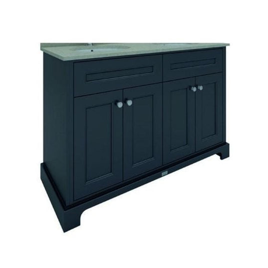 RAK Ceramics Washington 1200mm Double Basin Unit in Black - RAKWBU120504