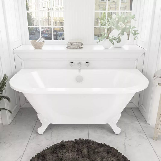 Eastbrook Richmond Freestanding Bath Legs Set of 4 White | 33.0032