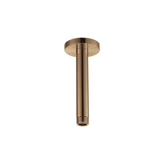 Flova 120mm Ceiling Mounted Shower Arm – Brushed Bronze - BRO-KI08 - Envy Bathrooms Ltd