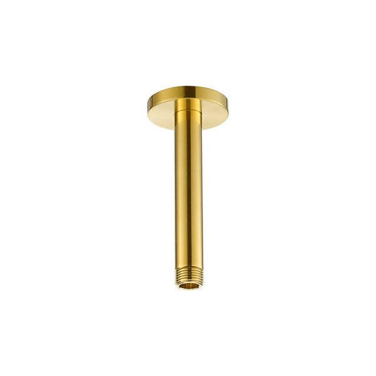 Flova 120mm Ceiling Mounted Shower Arm – Brushed Gold - BG-KI08 - Envy Bathrooms Ltd