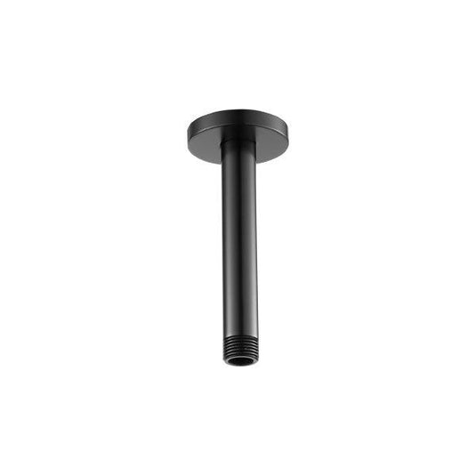 Flova 120mm Ceiling Mounted Shower Arm – Matt Black - MB-KI08 - Envy Bathrooms Ltd