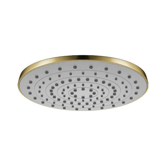 Flova 225mm ABS Rainshower – Brushed Brass - BRB-KI020B - Envy Bathrooms Ltd