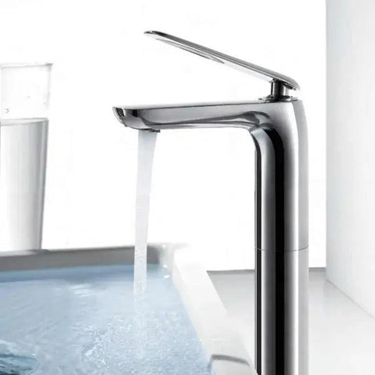Flova Allore Tall Basin Mixer Tap with Clicker Waste ALTBAS - Envy Bathrooms Ltd
